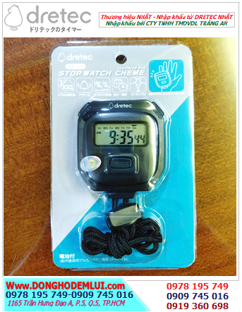 DRETEC SW-125BK, Đồng hồ bấm giờ DRETEC SW-125BK chính hãng